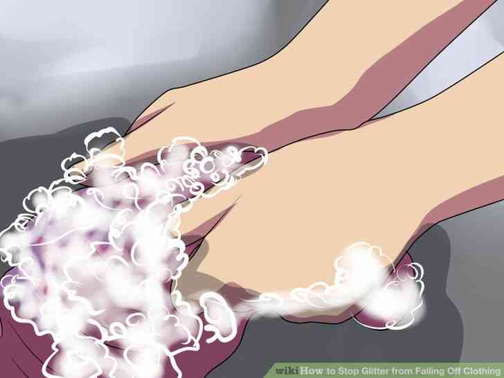 Image intitulé Stop Paillettes de Tomber Hors de Vêtements de l
